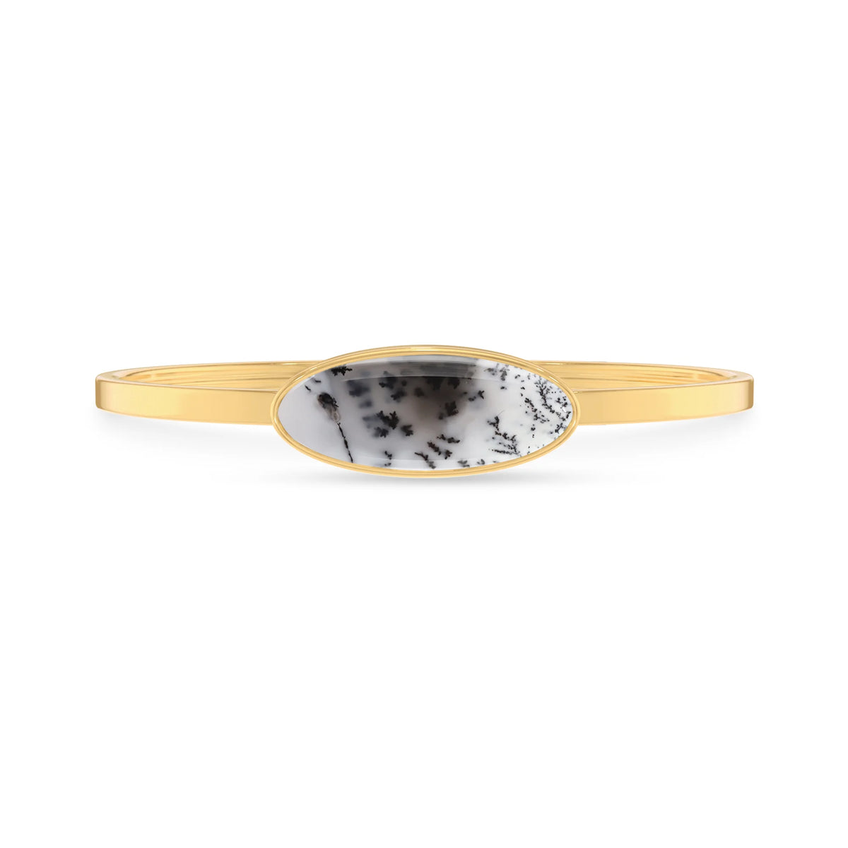 dendritic opal rough bracelet