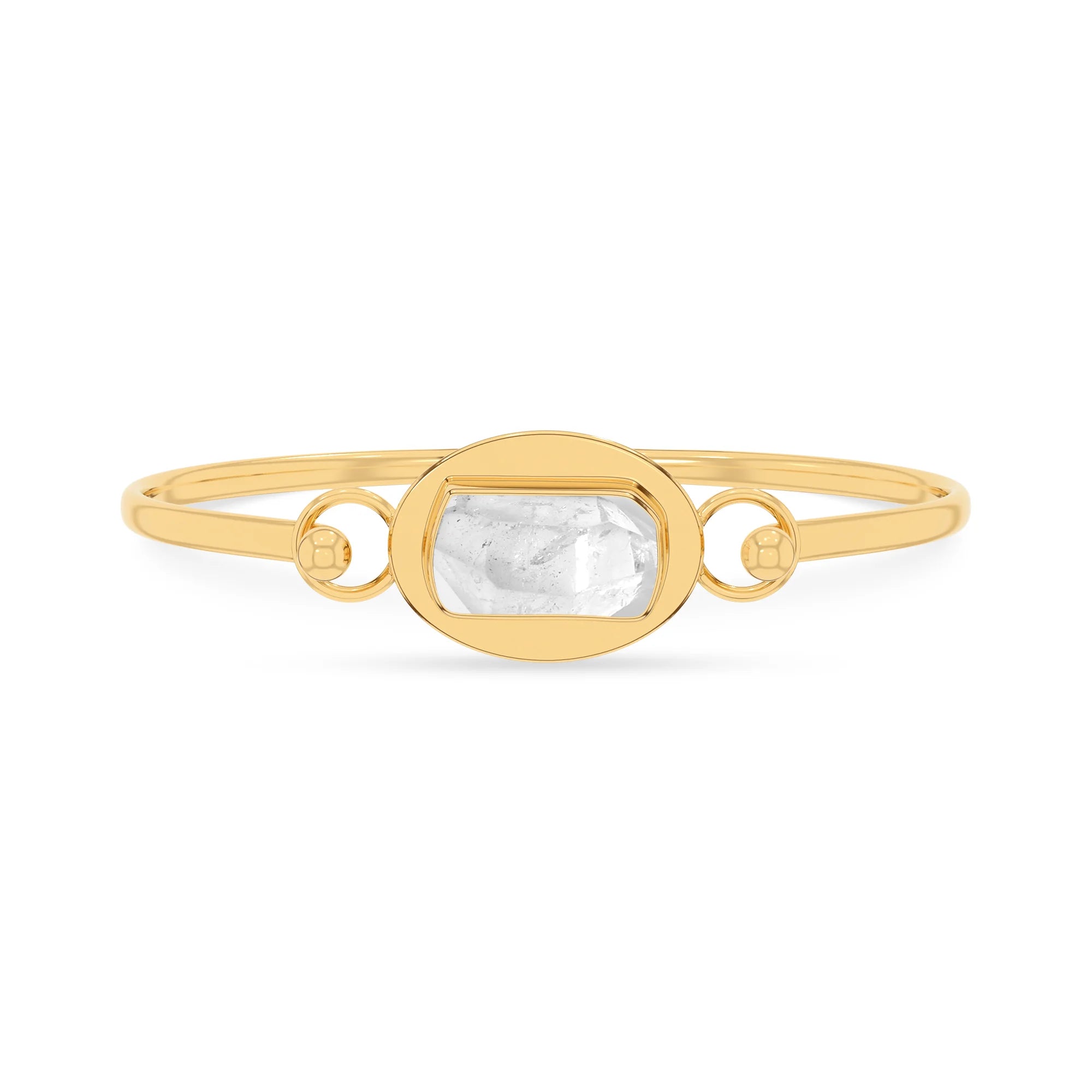herkimer rough bracelet