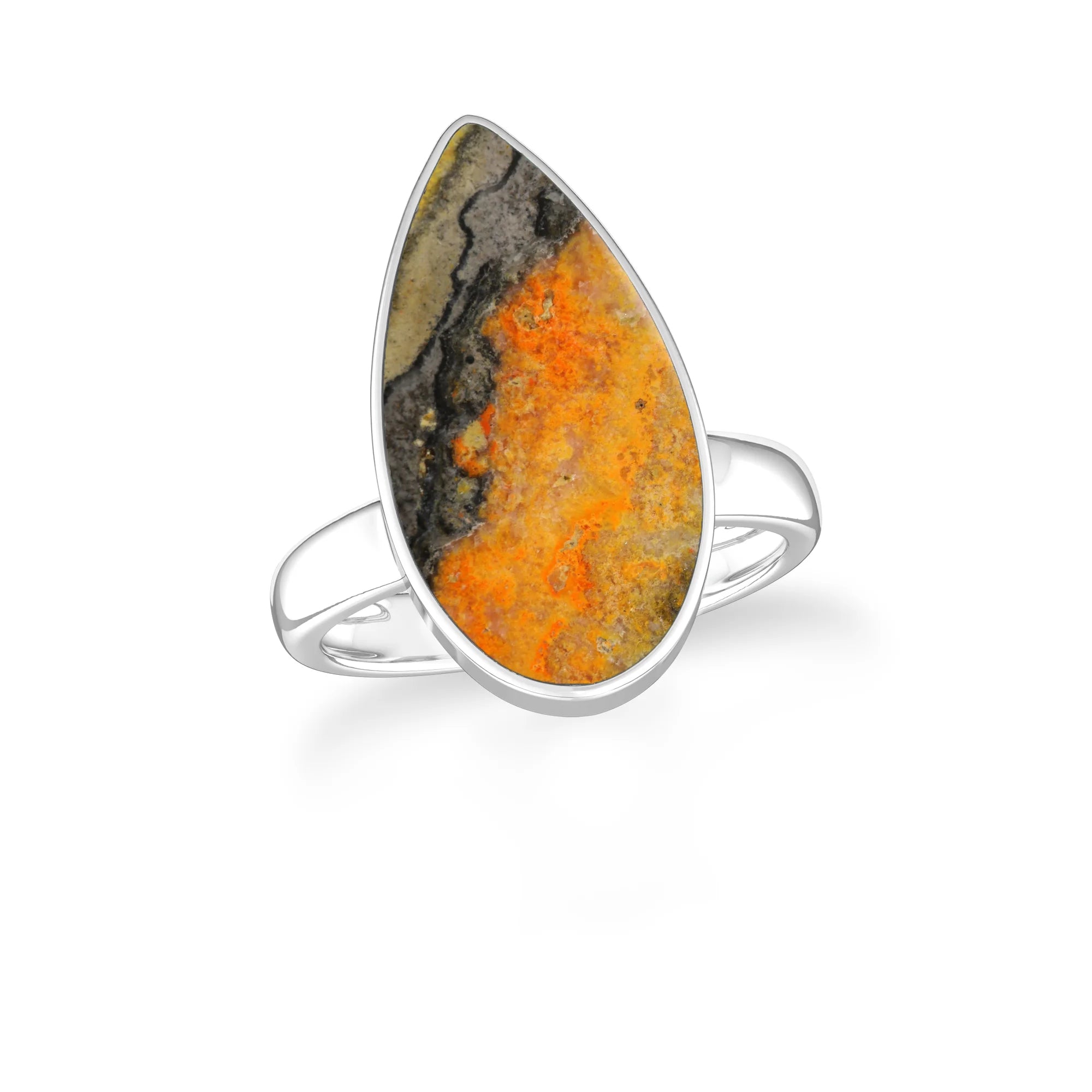 bumble-bee bezel-set ring