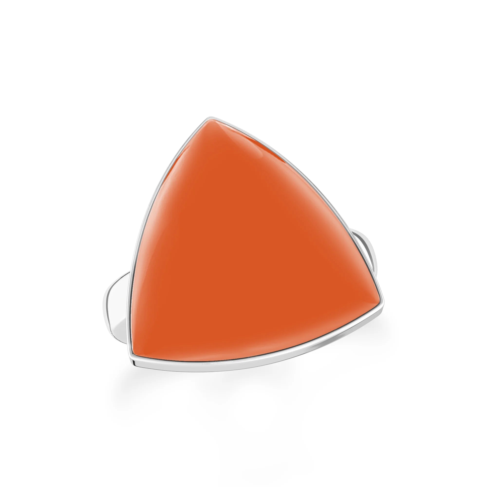 carnelian bezel-set ring