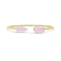 pink moonstone cab bracelet