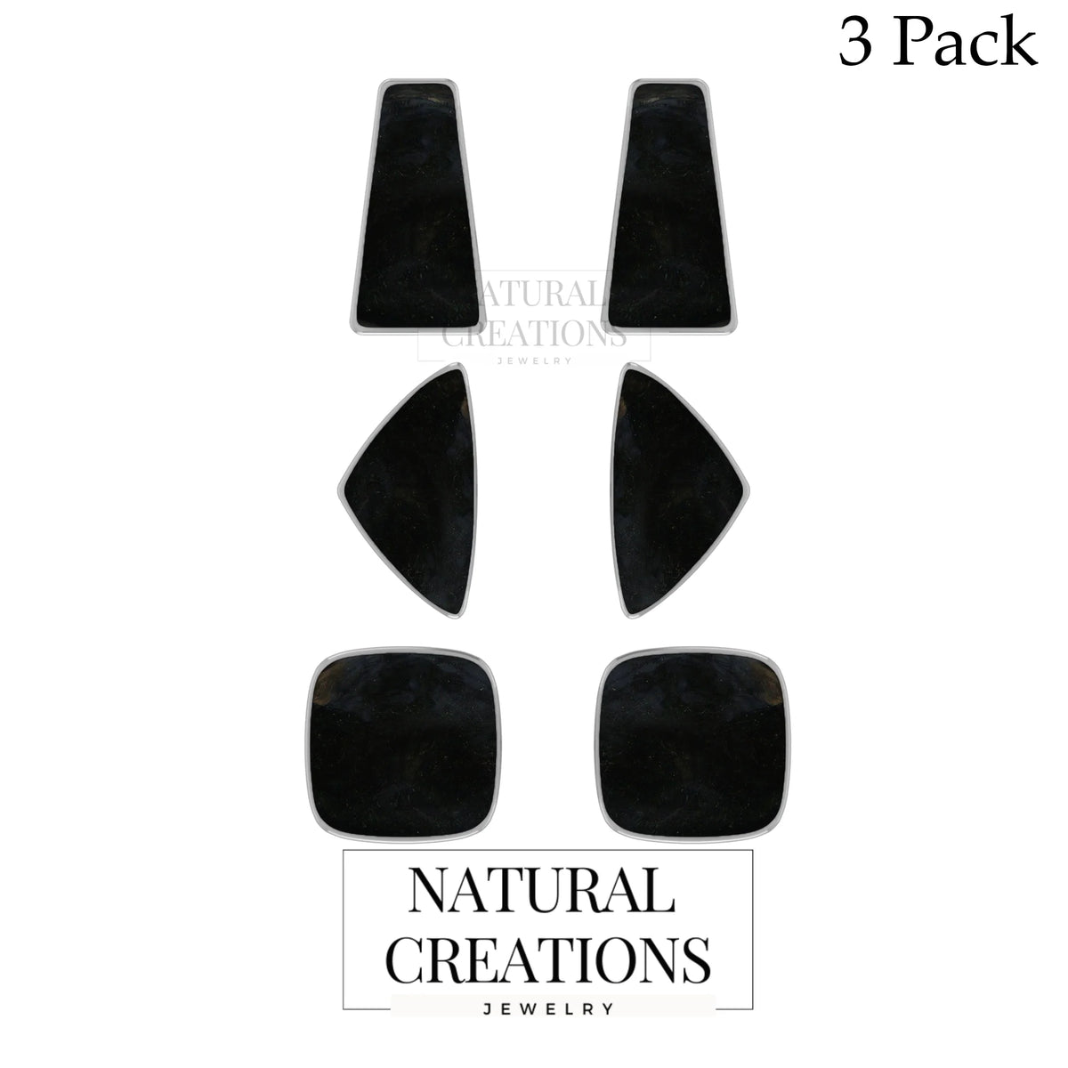 black tourmaline earrings