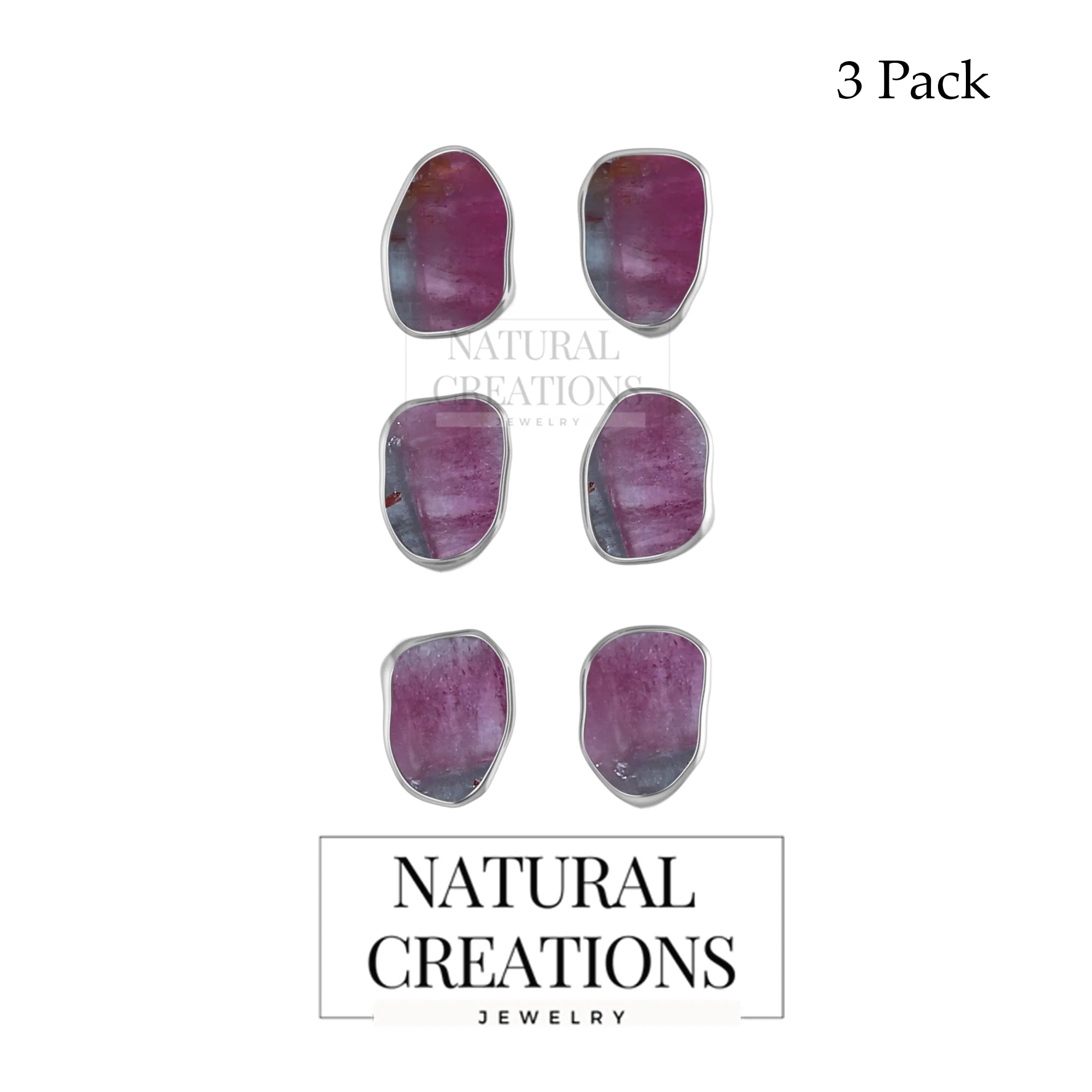 watermelon tourmaline earrings 