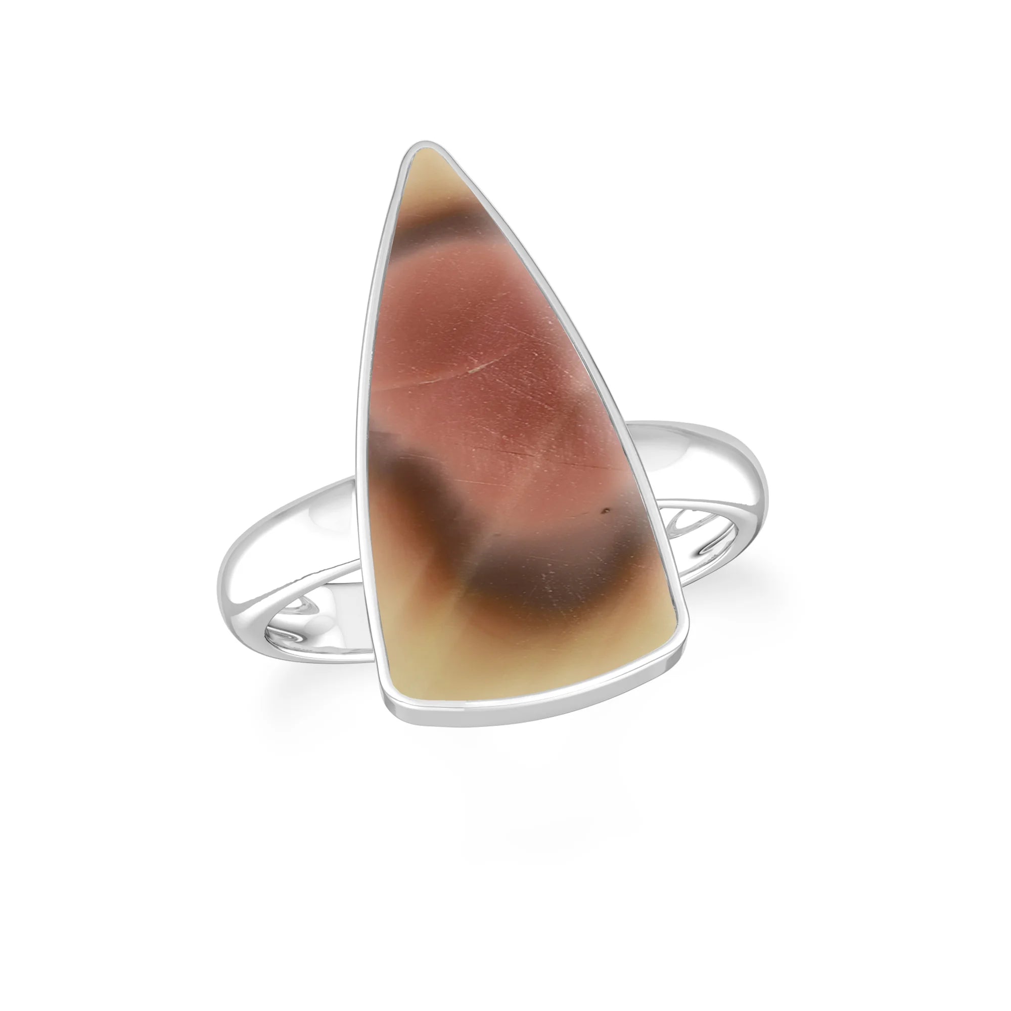 imperial-jasper bezel-set ring