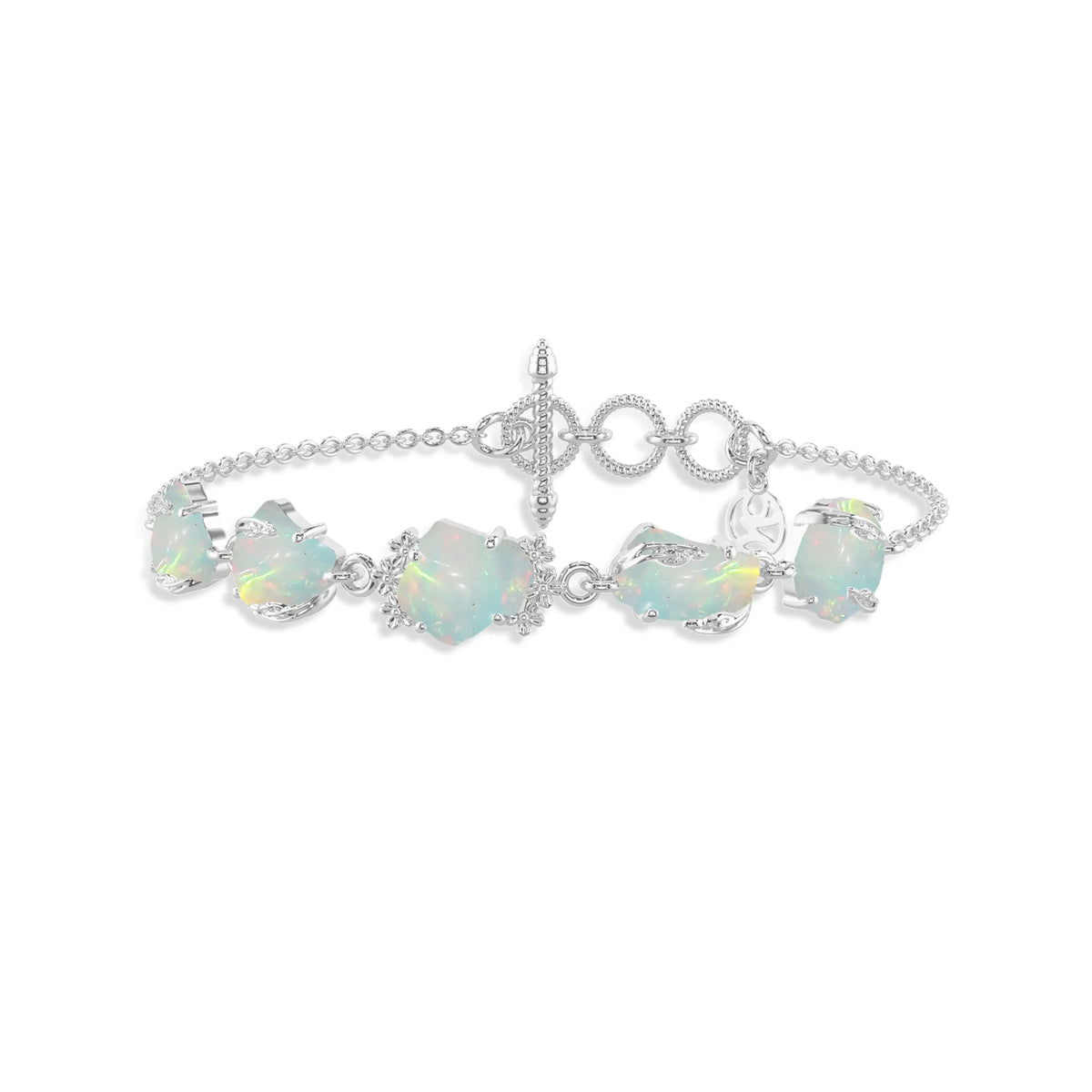 ethiopian opal rough bracelet