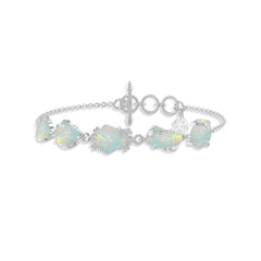 ethiopian opal rough bracelet