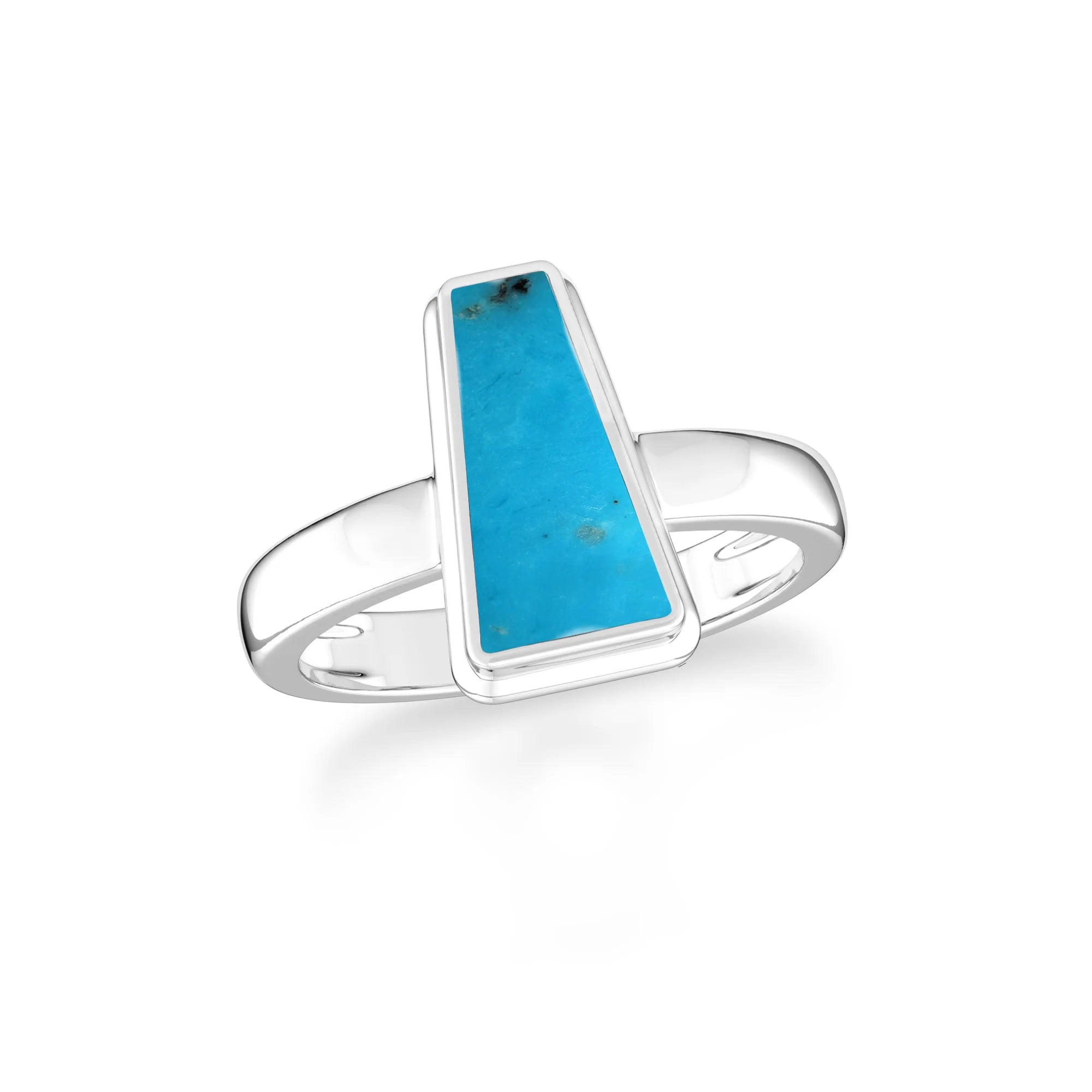 turquoise bezel-set ring