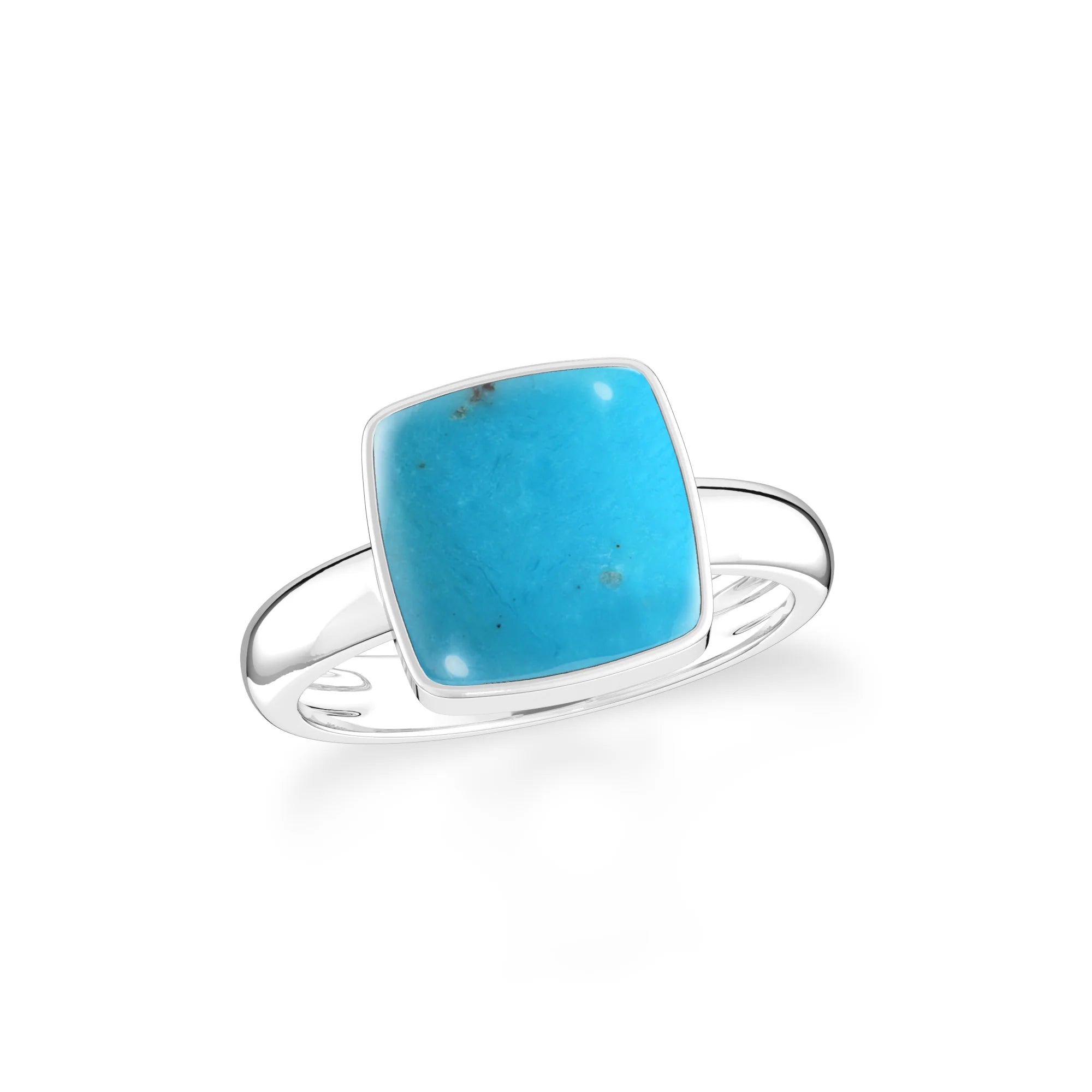 turquoise bezel-set ring