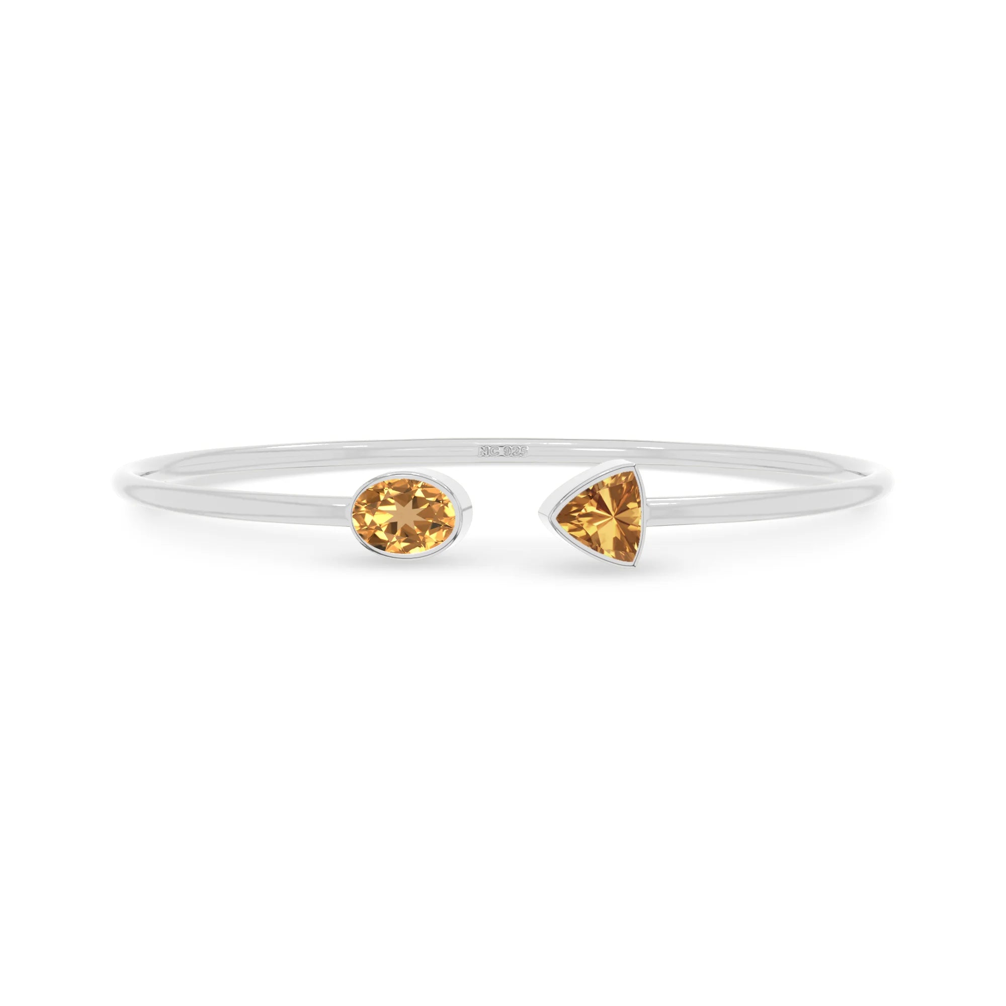 citrine cut bracelet