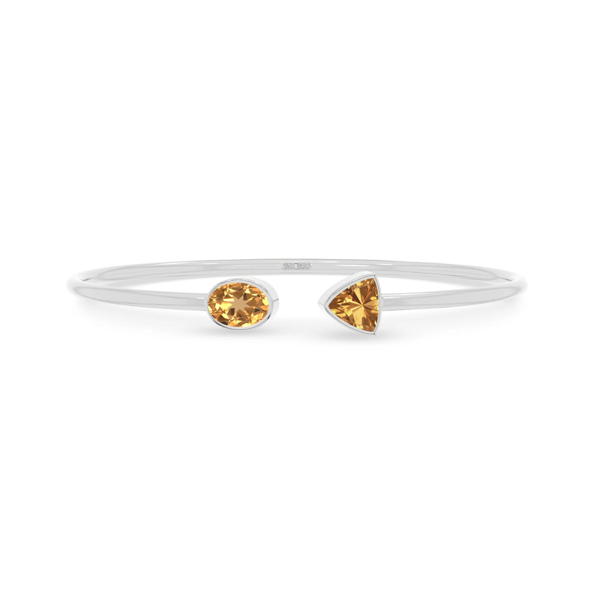 citrine cut bracelet