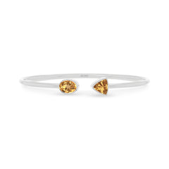citrine cut bracelet