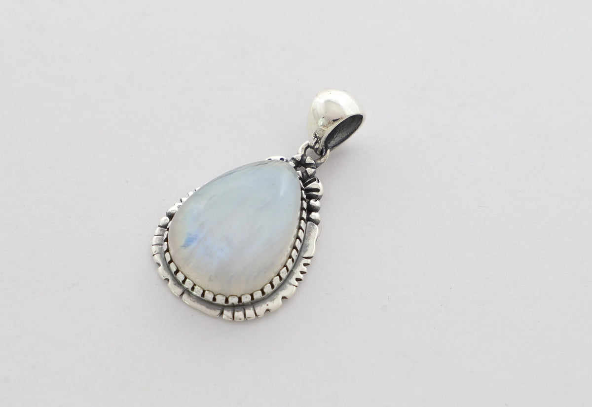 rainbow moonstone pendant