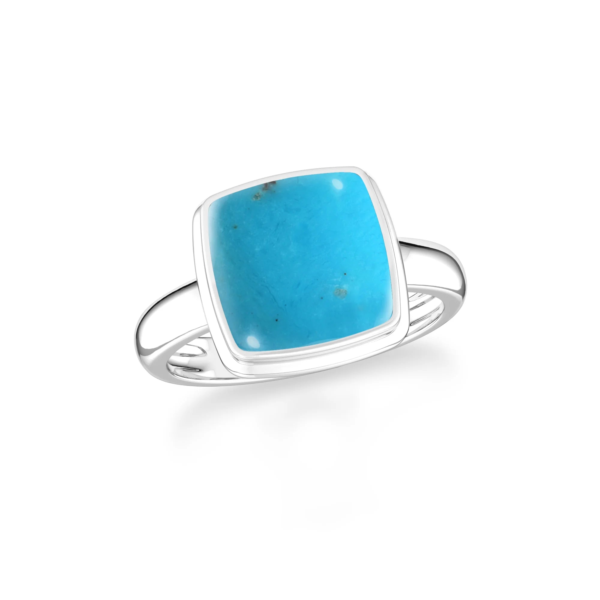turquoise bezel-set ring