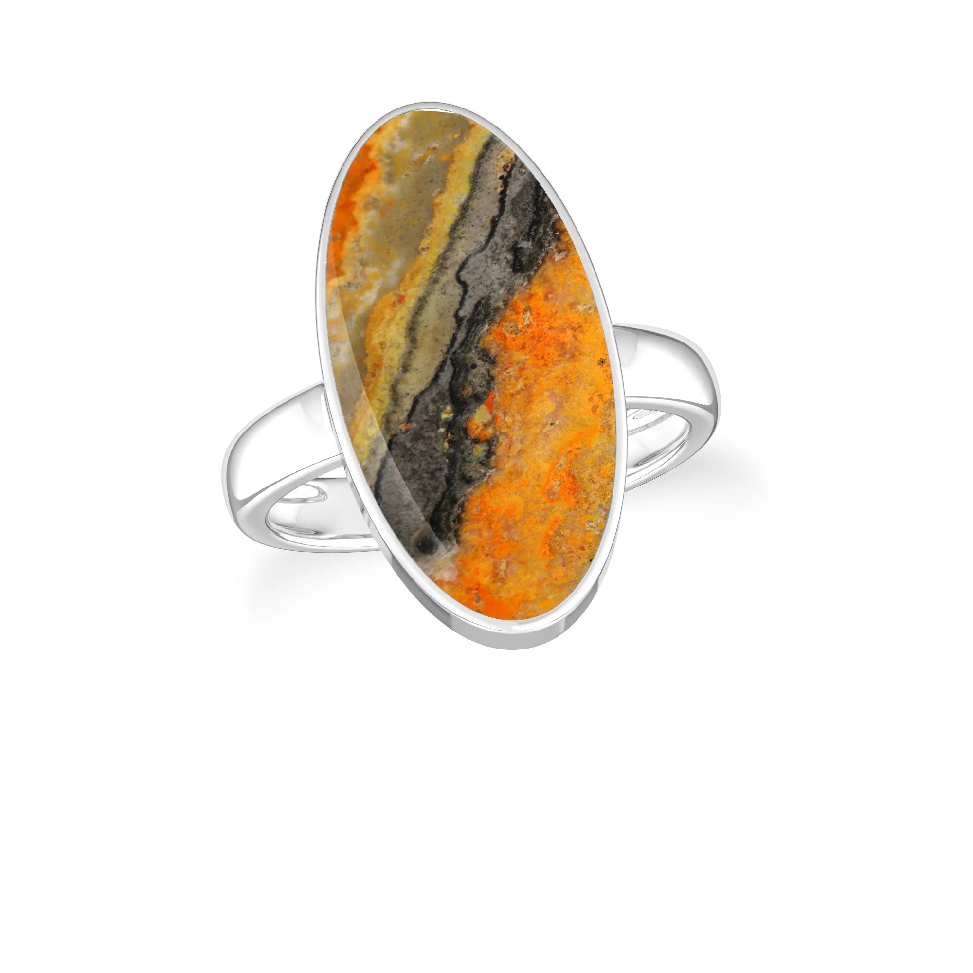 bumble-bee bezel-set ring