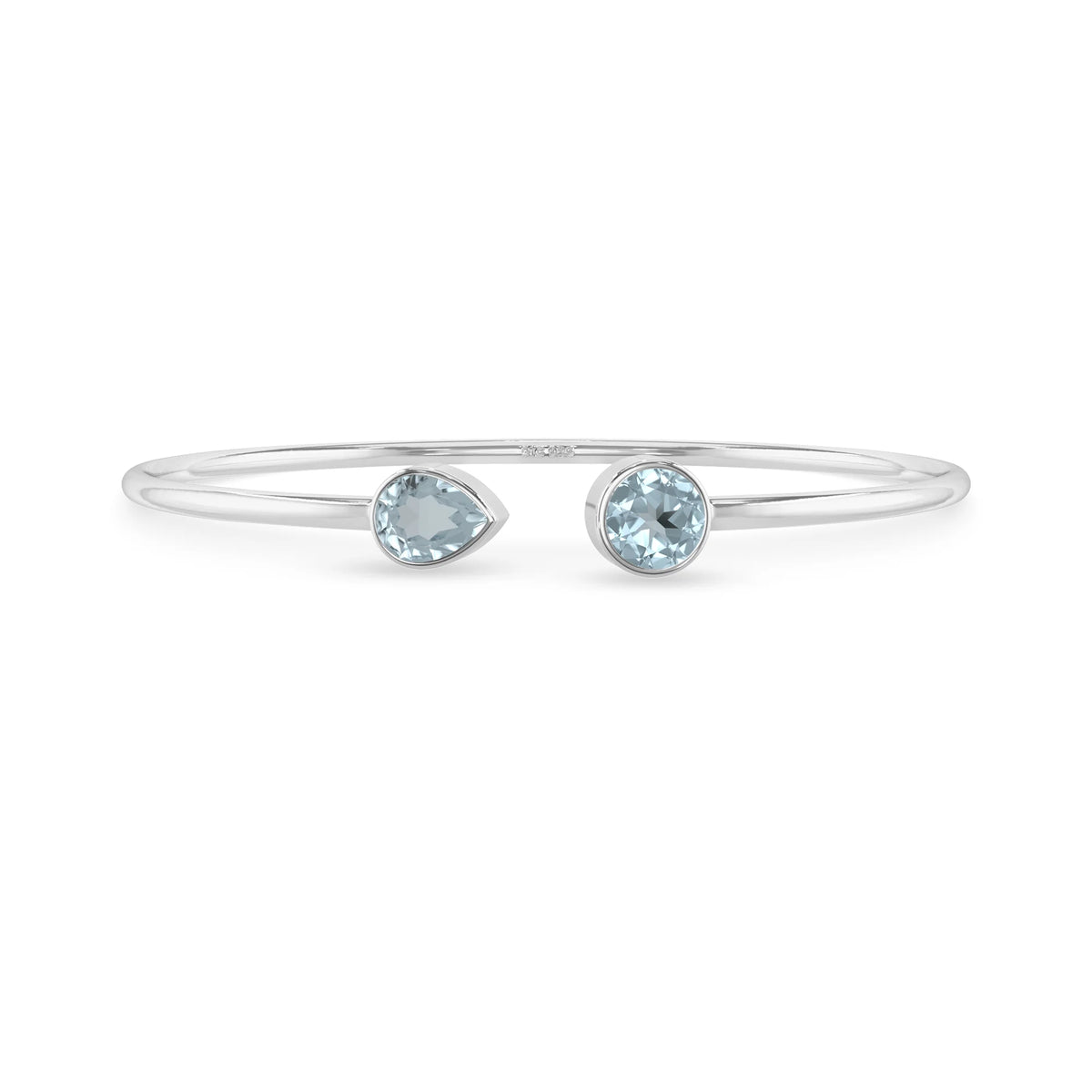aquamarine cut bracelet