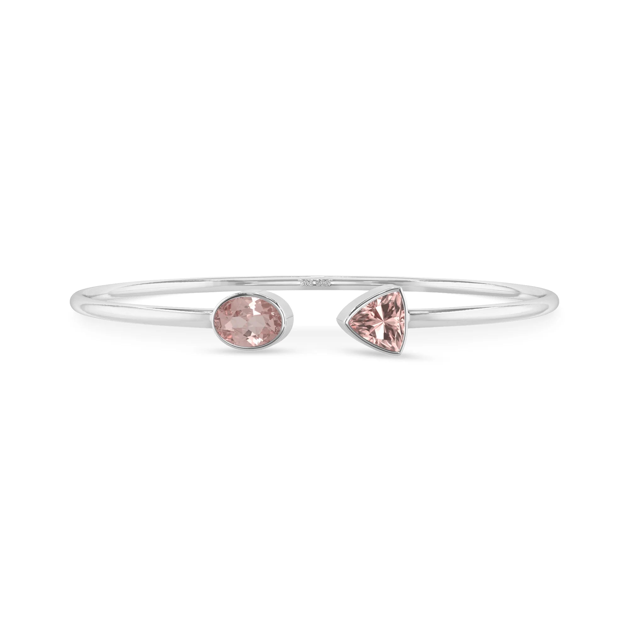 rose quartz cut bracelet
