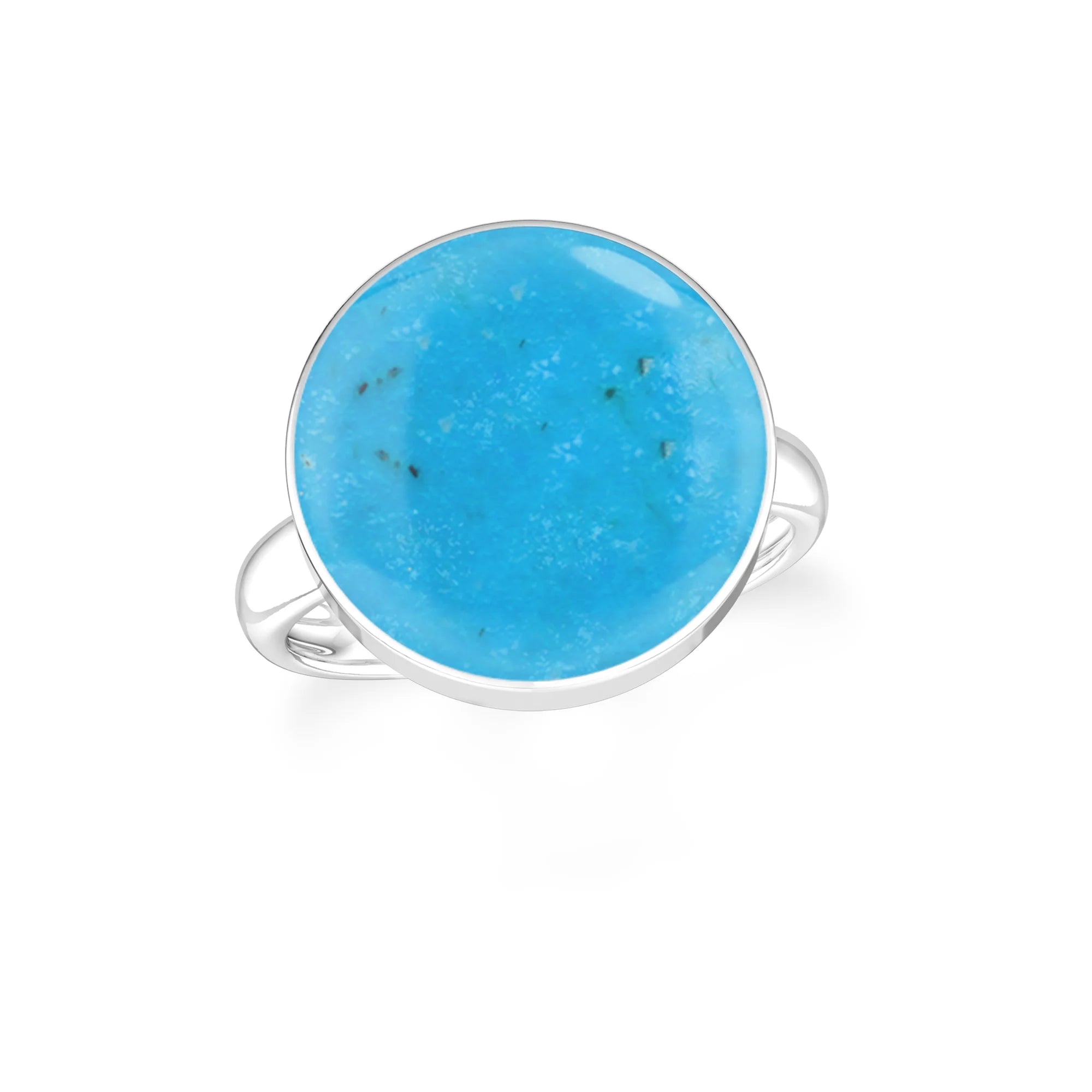 turquoise bezel-set ring
