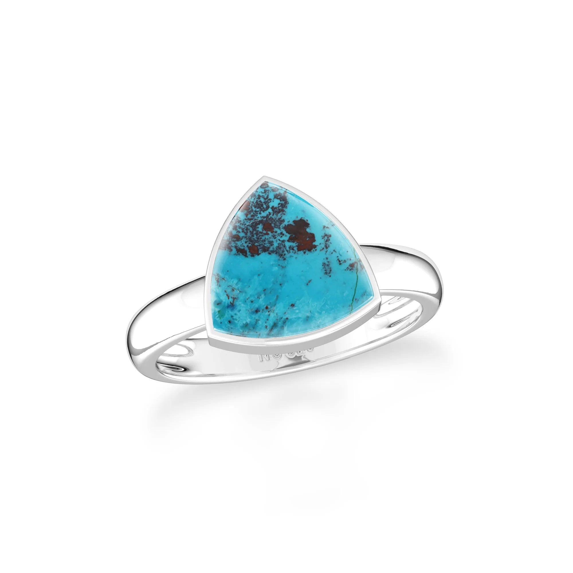 shattuckite bezel-set ring