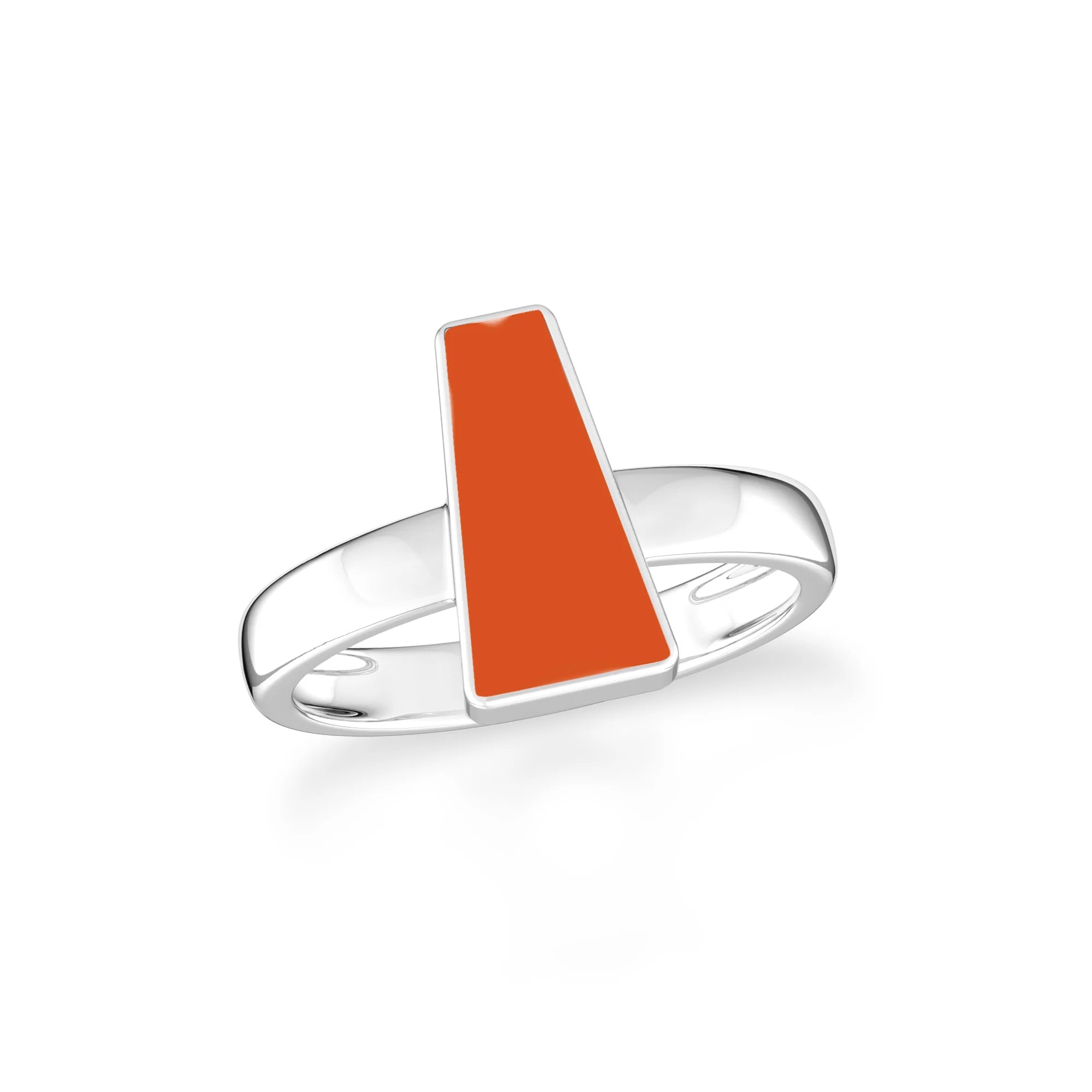 carnelian bezel-set ring