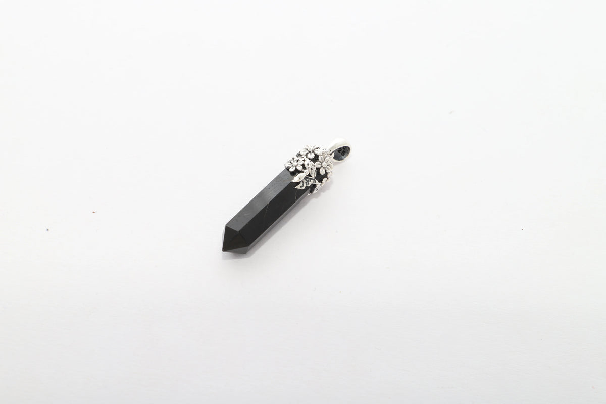 black tourmaline pendant