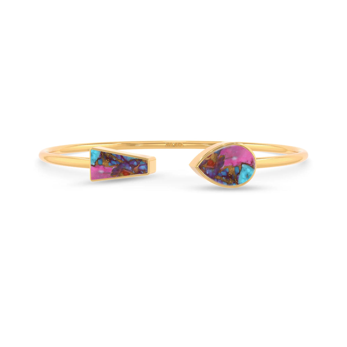 pink spiny oyster cab bracelet