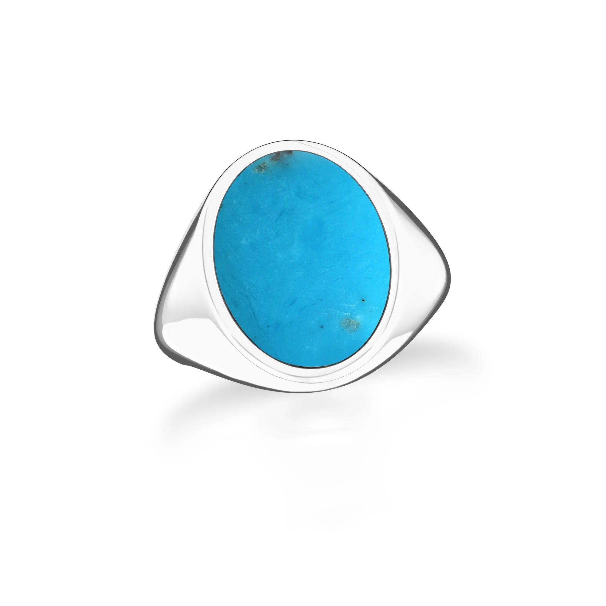 turquoise bezel-set ring