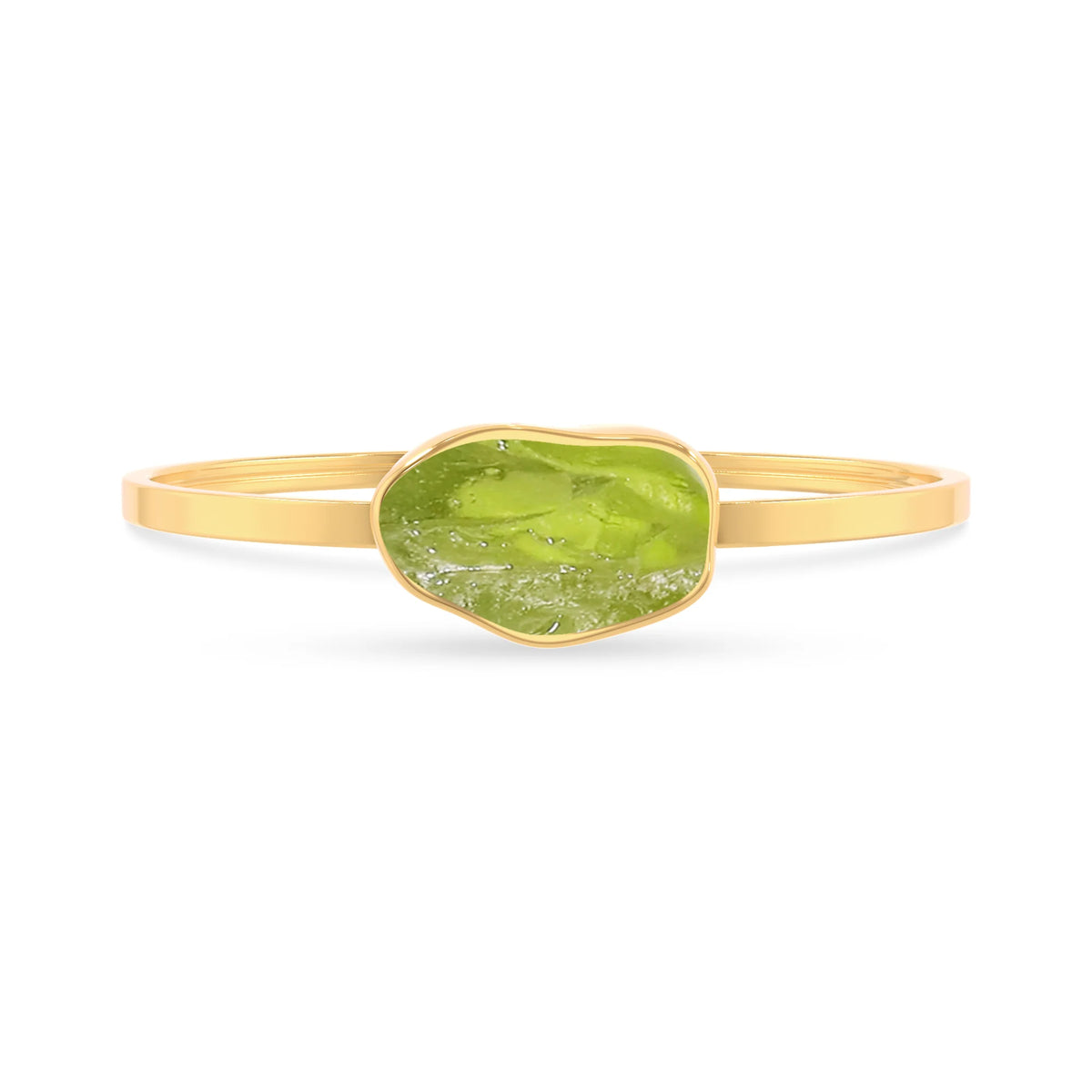 peridot rough bracelet