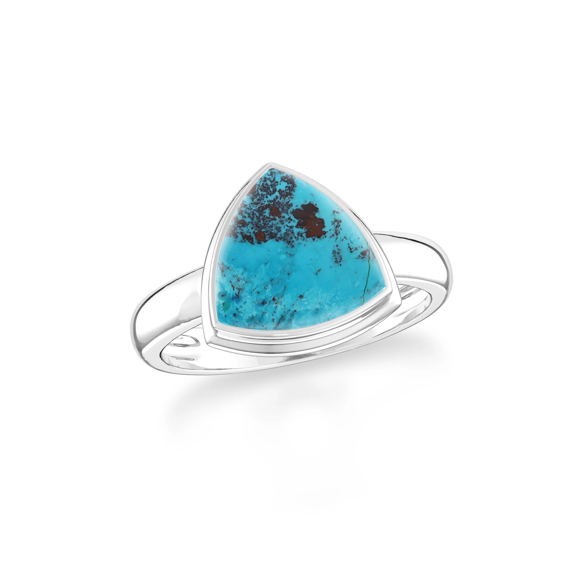 shattuckite bezel-set ring