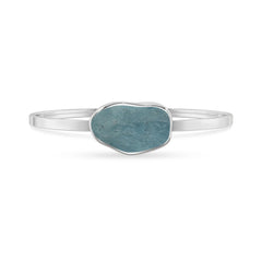 aquamarine rough bracelet