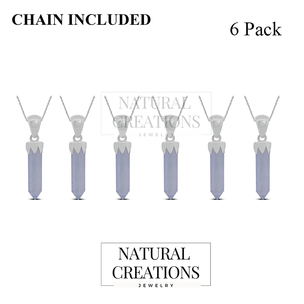 blue lace agate pendant