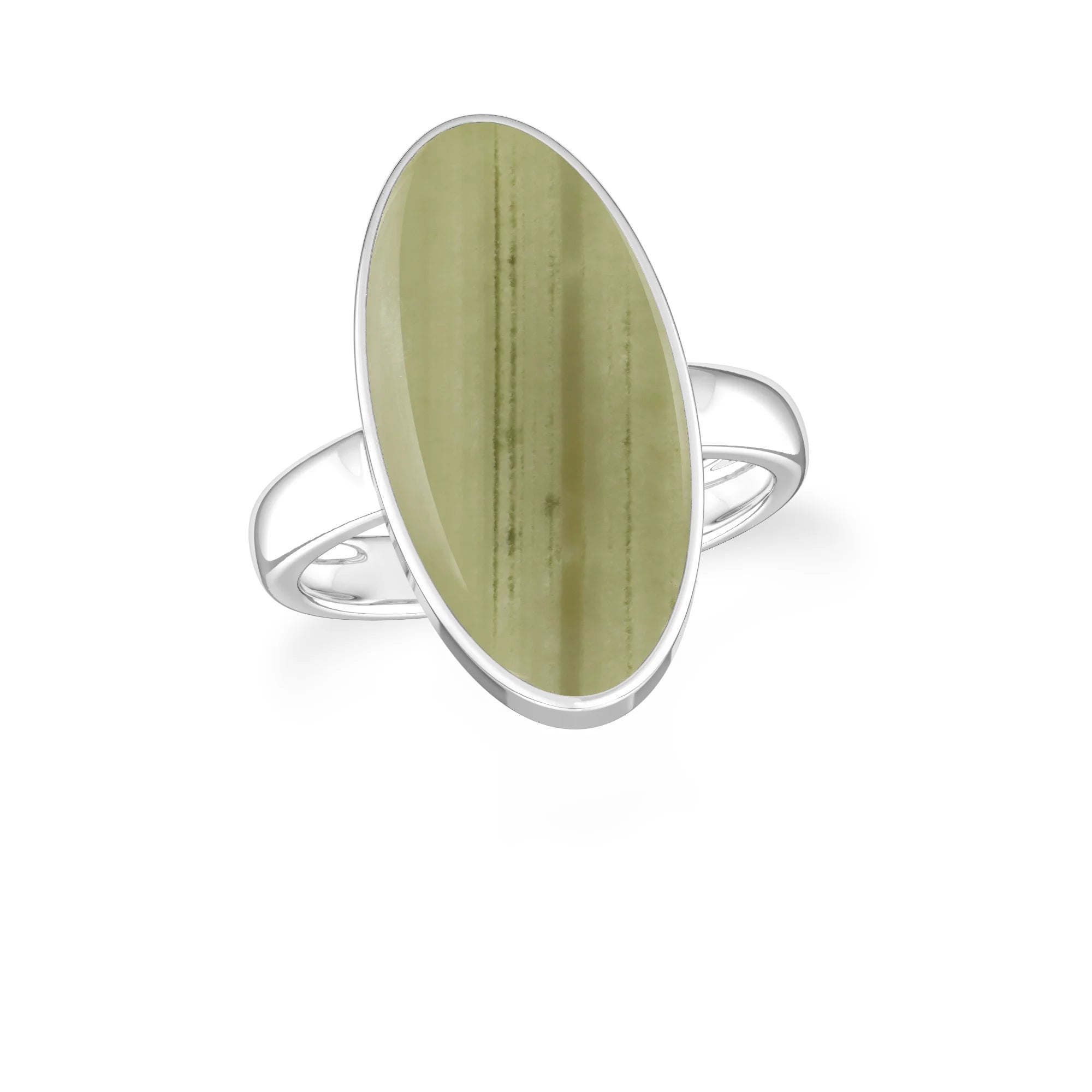 imperial-jasper bezel-set ring