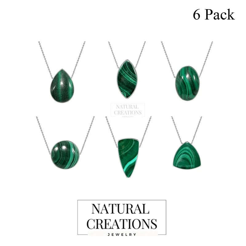 malachite pendant