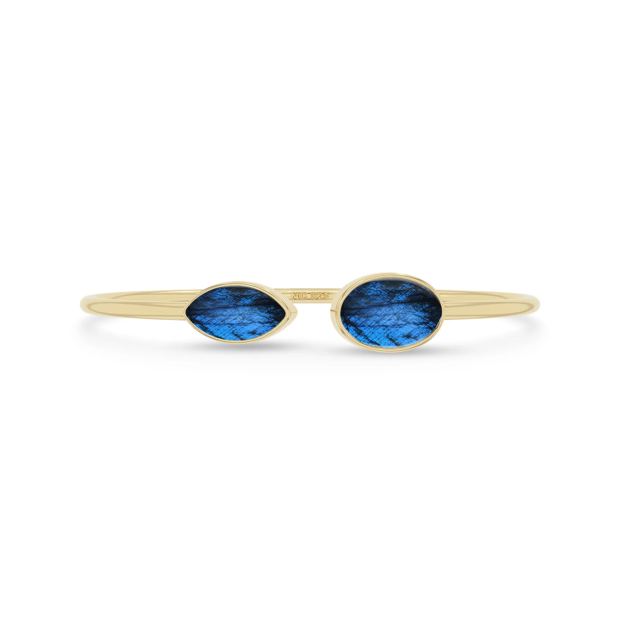labradorite cab bracelet