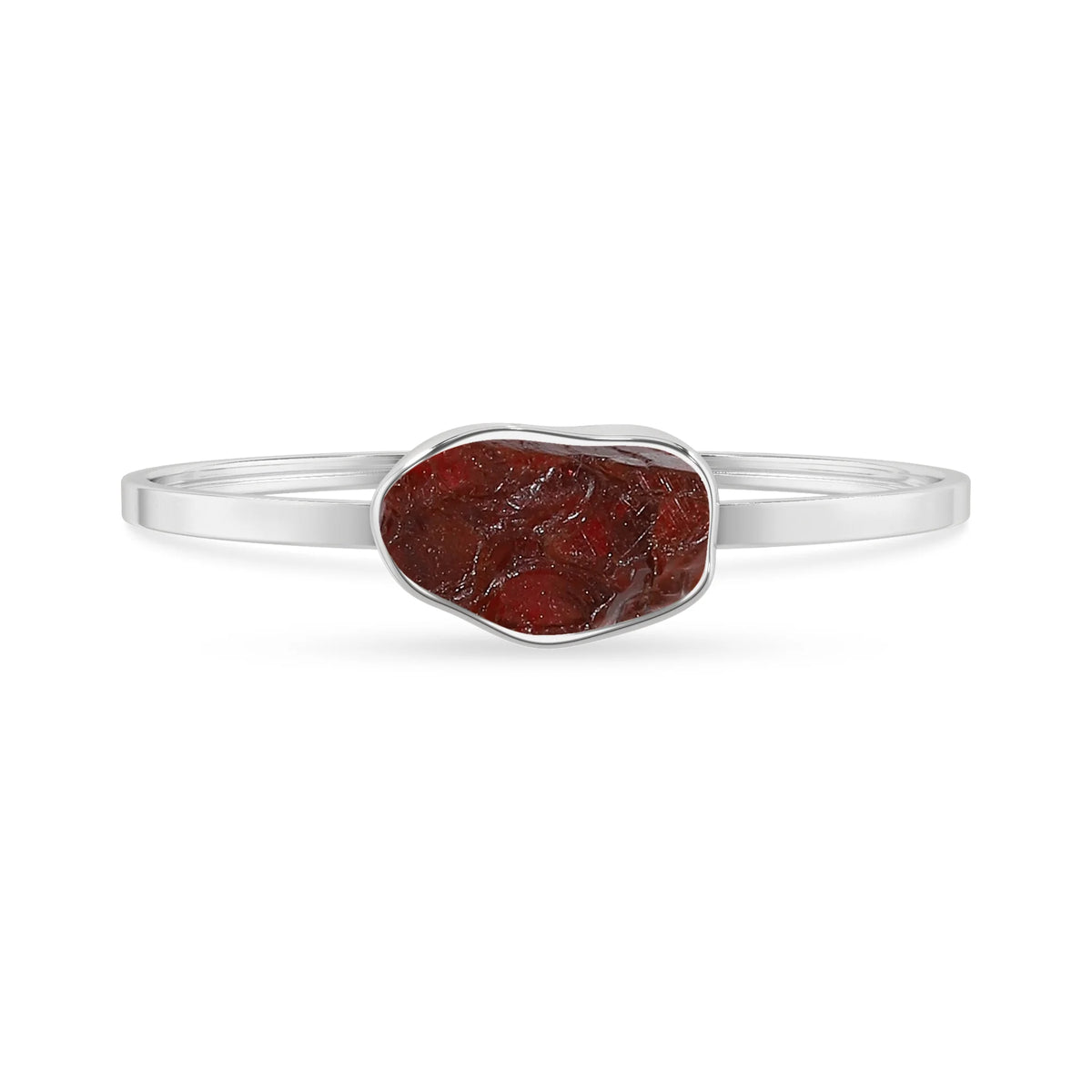 garnet rough bracelet