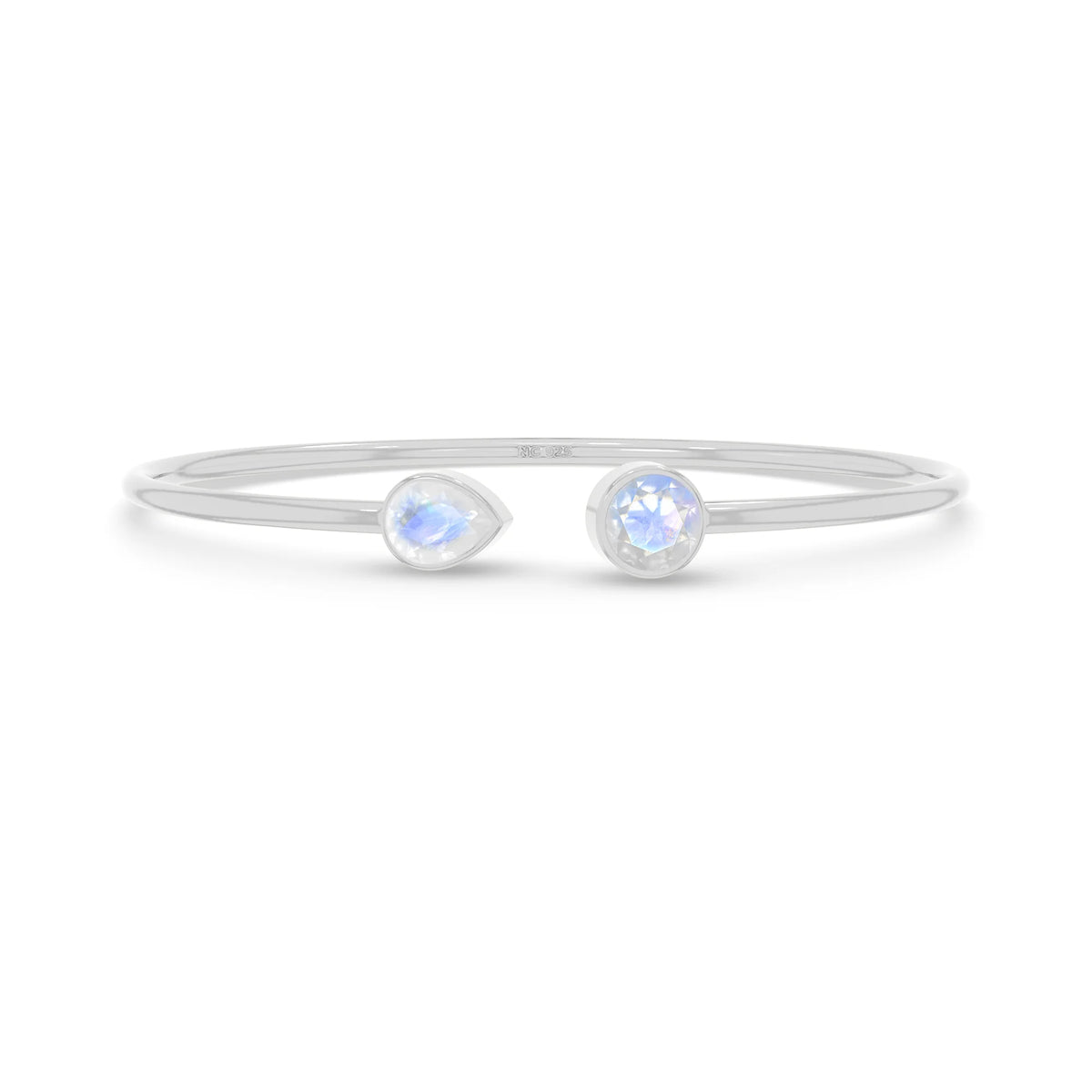 rainbow moonstone cut bracelet