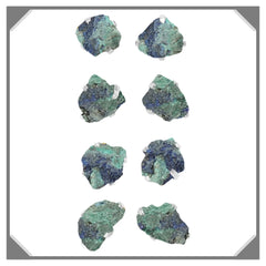 azurite malachite earrings 