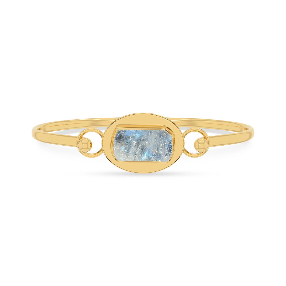 rainbow moonstone rough bracelet