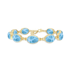 larimar chain bracelet