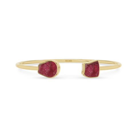 pink tourmaline twister bracelet