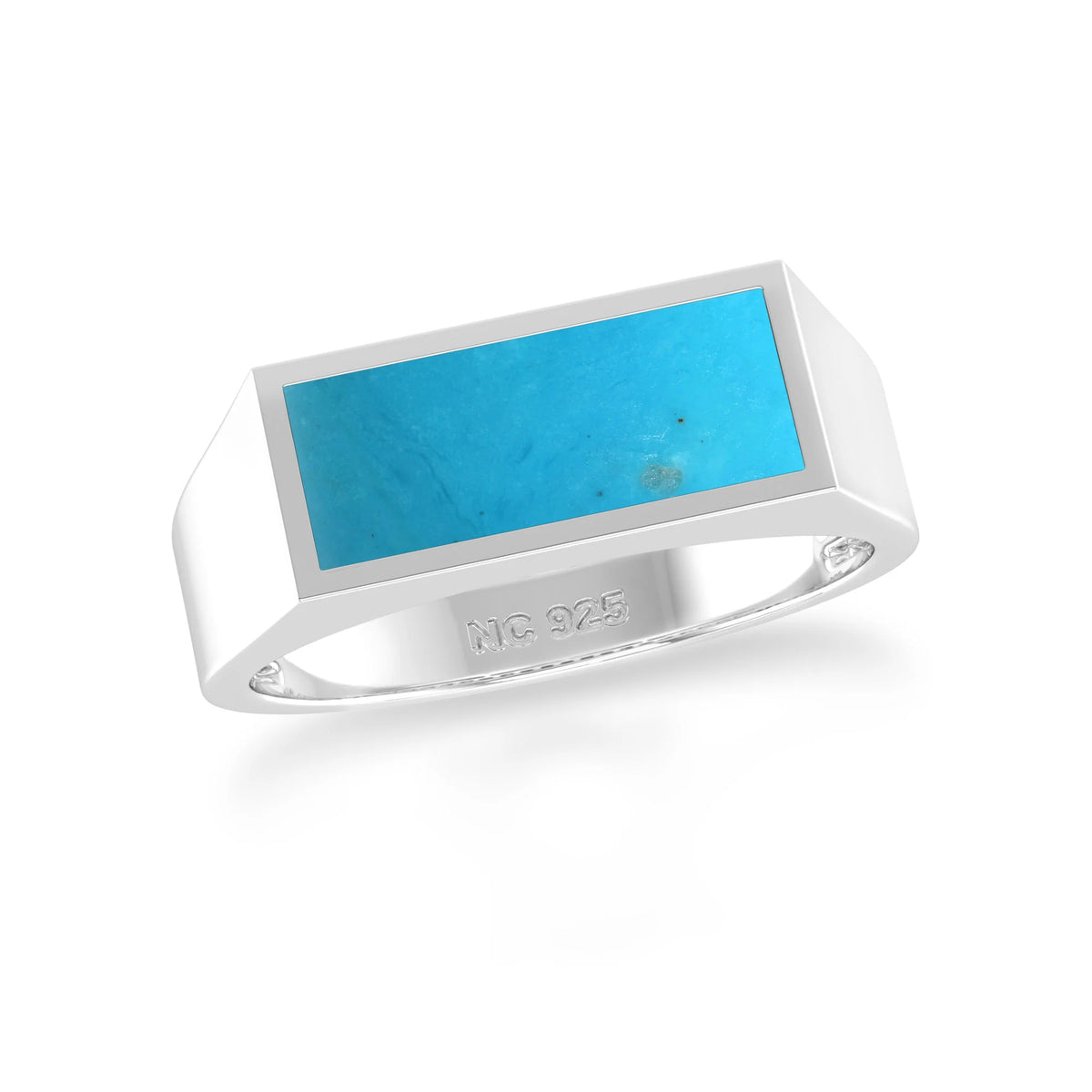 turquoise bezel-set ring