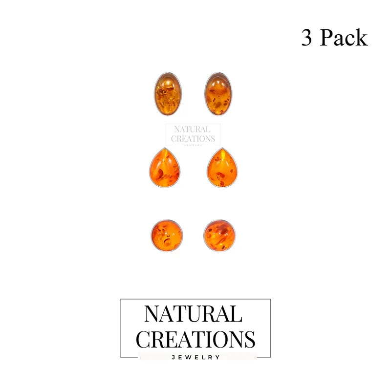 amber earrings 