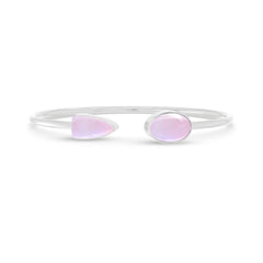 pink moonstone cab bracelet