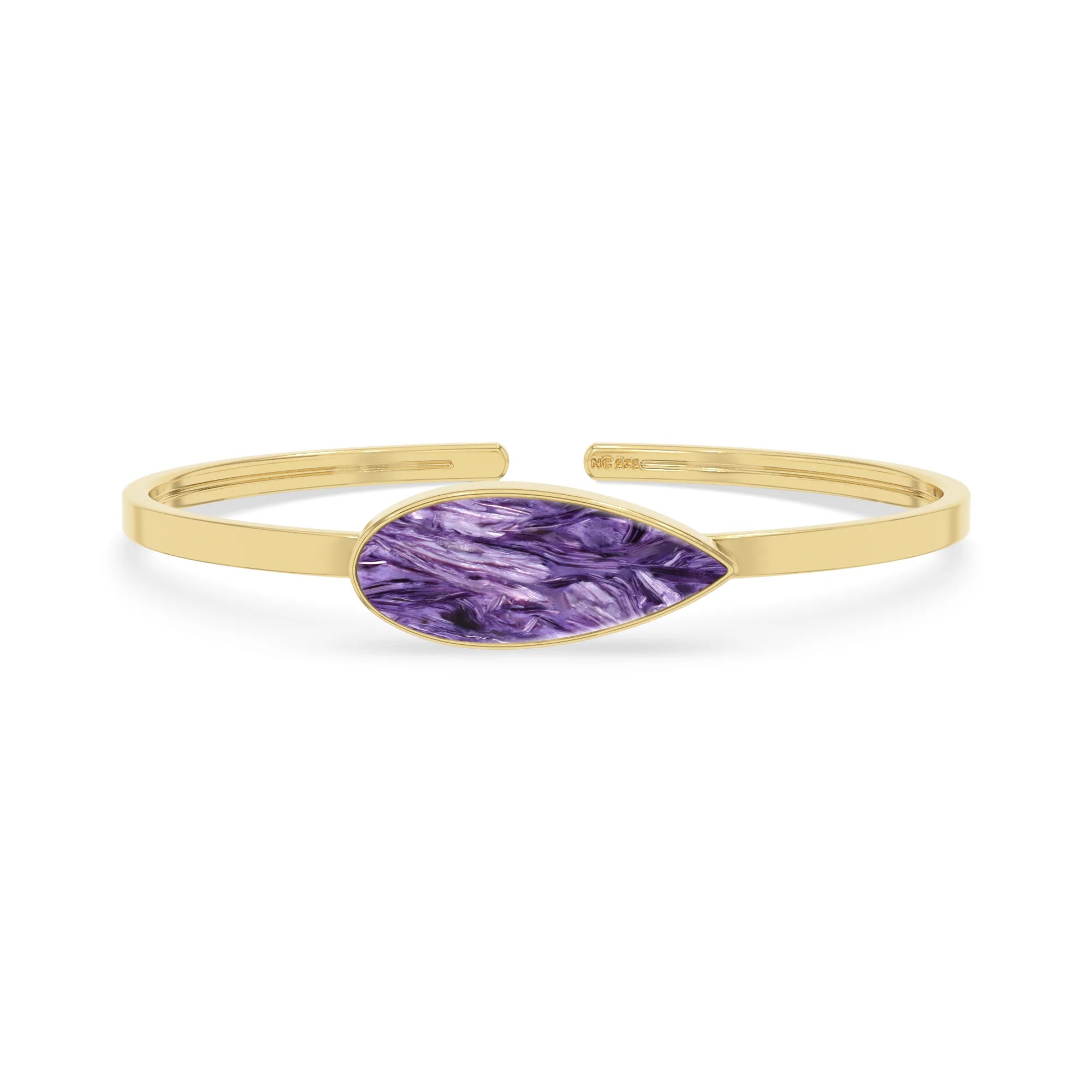 charoite rough bracelet