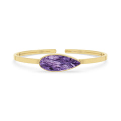 charoite rough bracelet