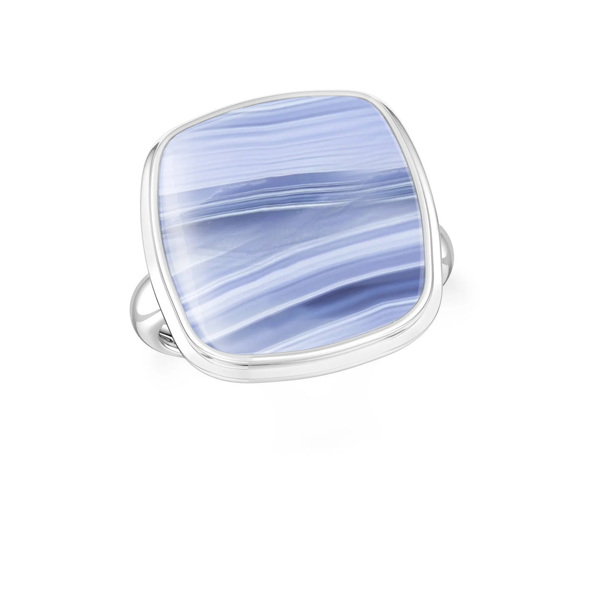 blue-lace-agate bezel-set ring