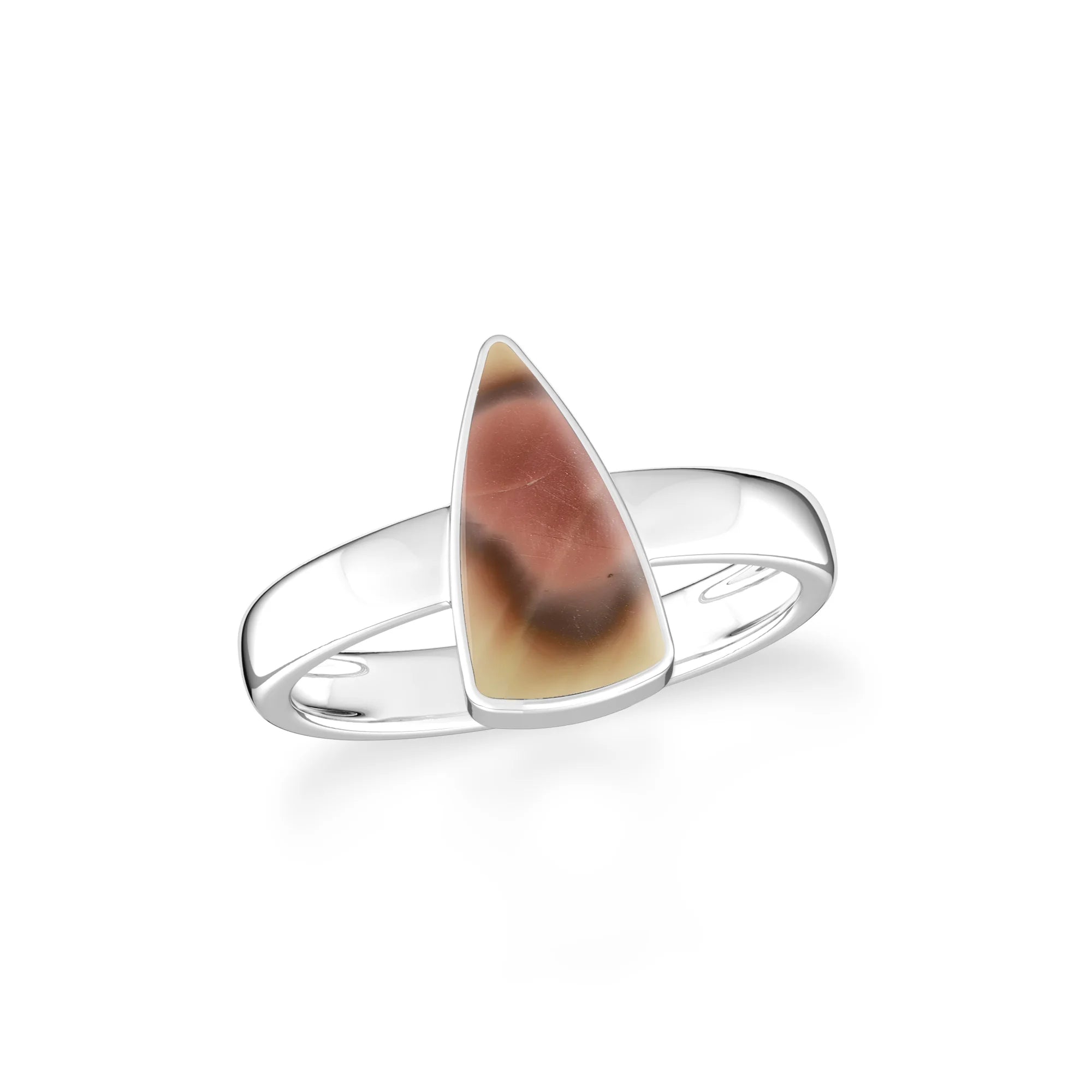 imperial-jasper bezel-set ring