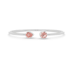 morganite cut bracelet