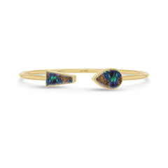 azurite malachite cab bracelet