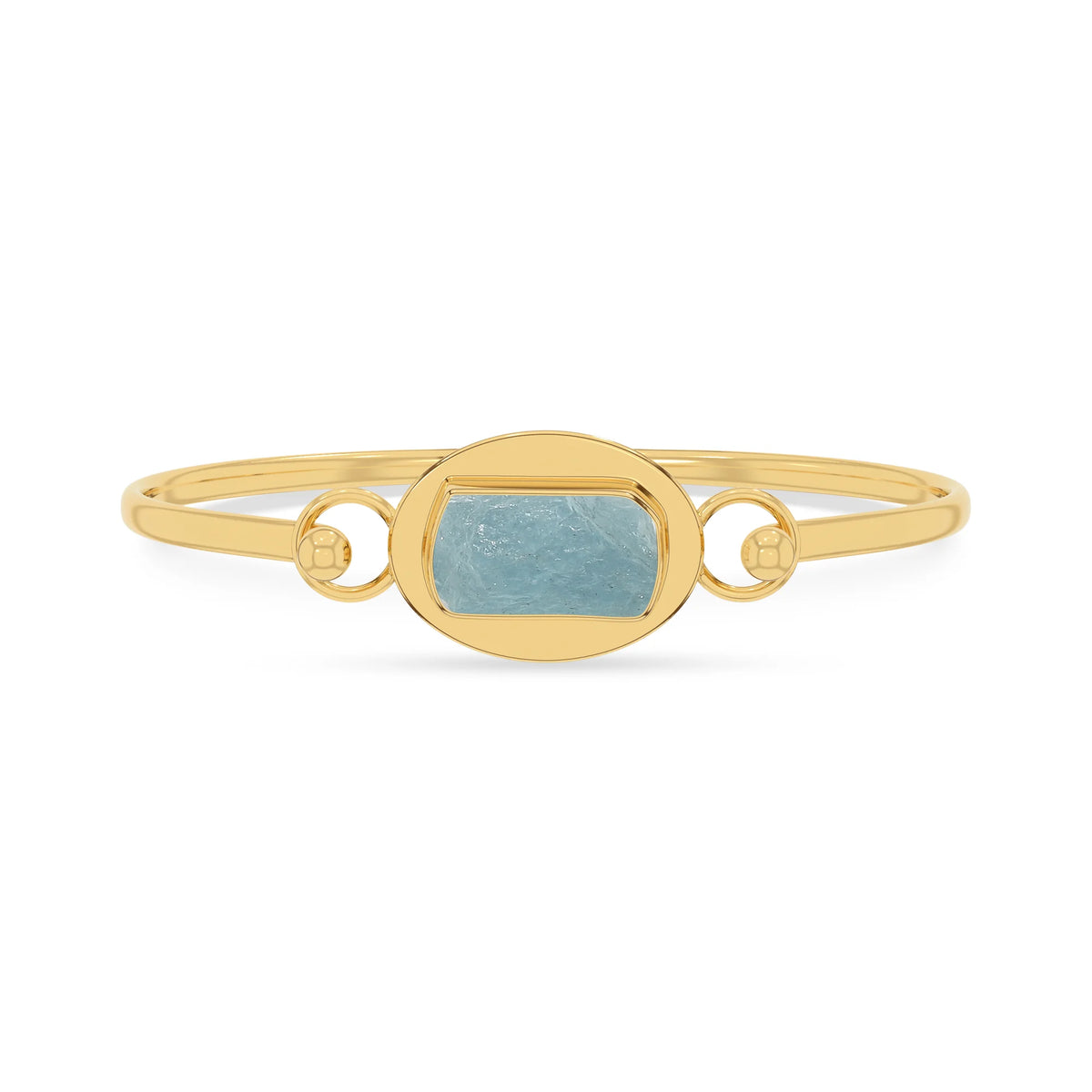 aquamarine rough bracelet