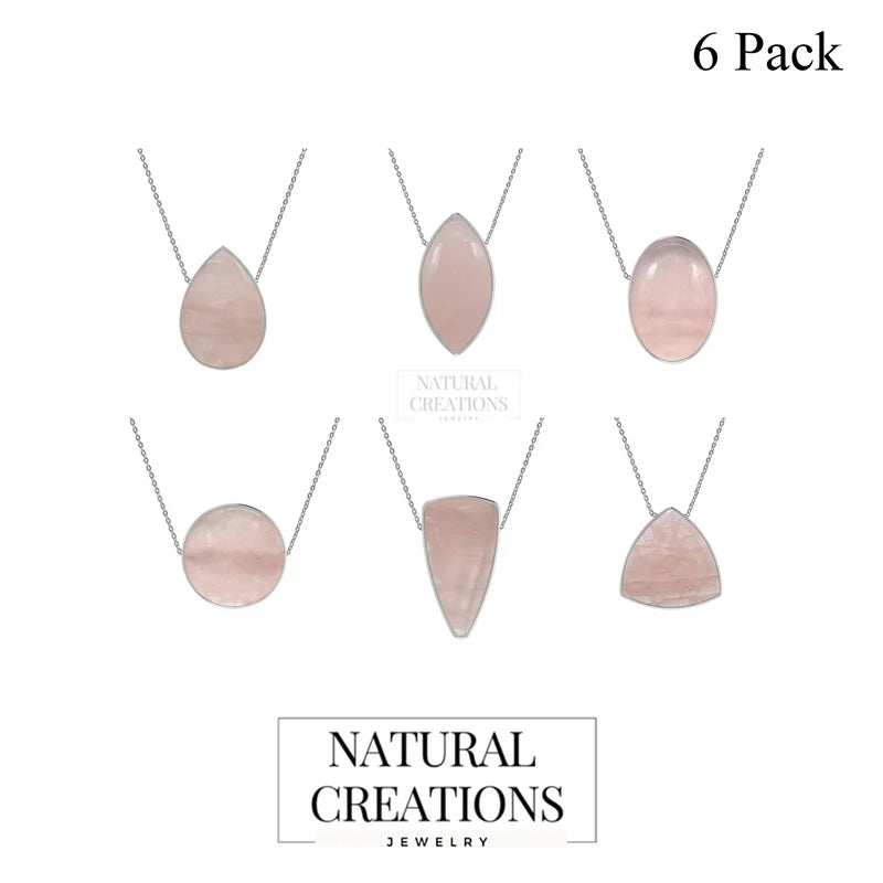 rose quartz pendant